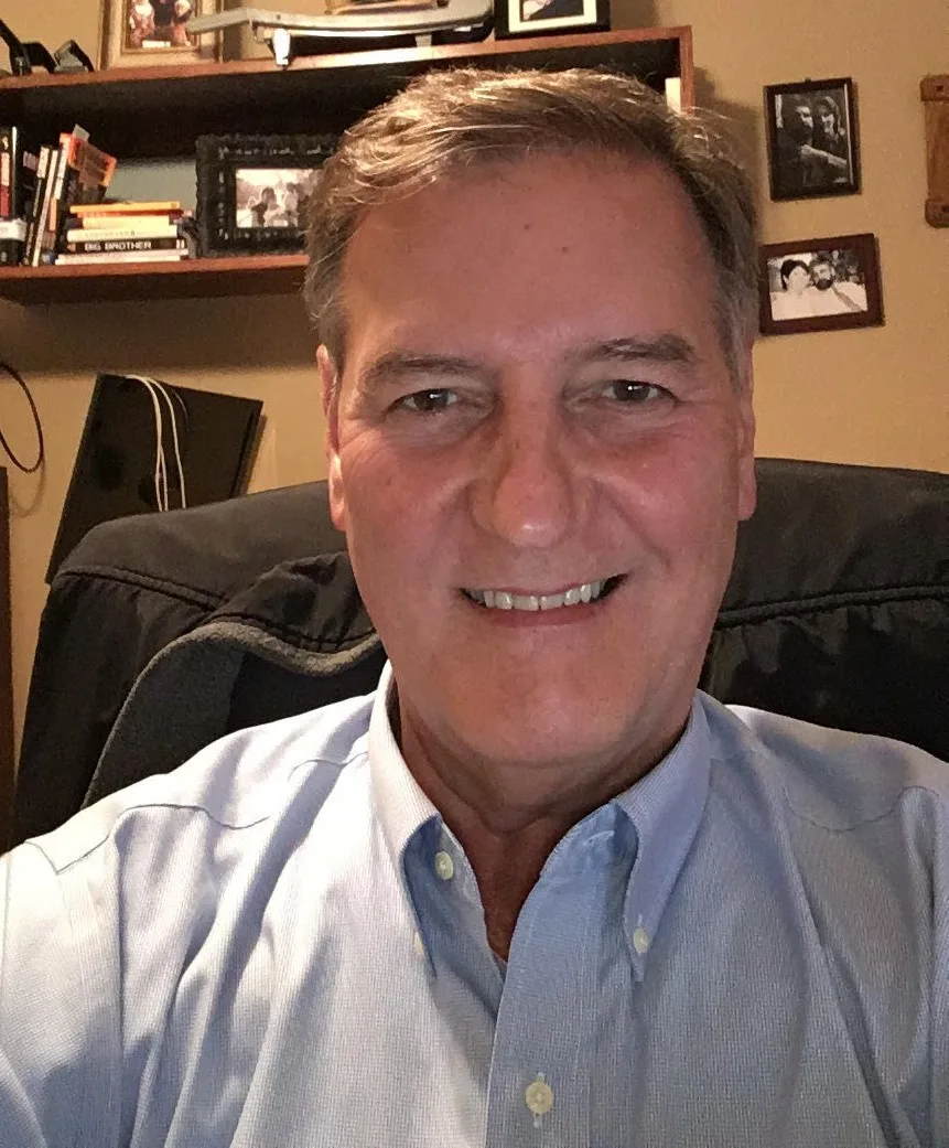 Cary Prejean, CPA, at his desk in his Baton Rouge office