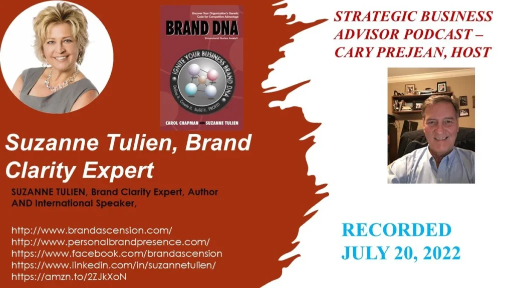 Ep. 15: STRATEGIC BUSINESS ADVISORS – interview with SUZANNE TULIEN - Strategic Business Advisors podcast