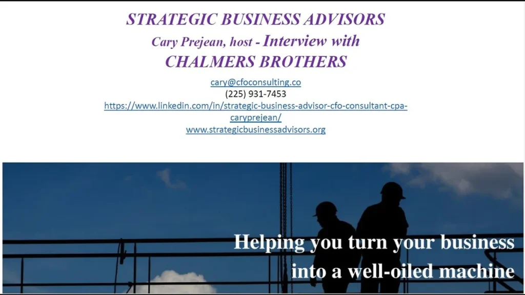Ep. 6: STRATEGIC BUSINESS ADVISORS - Strategic Business Advisors podcast